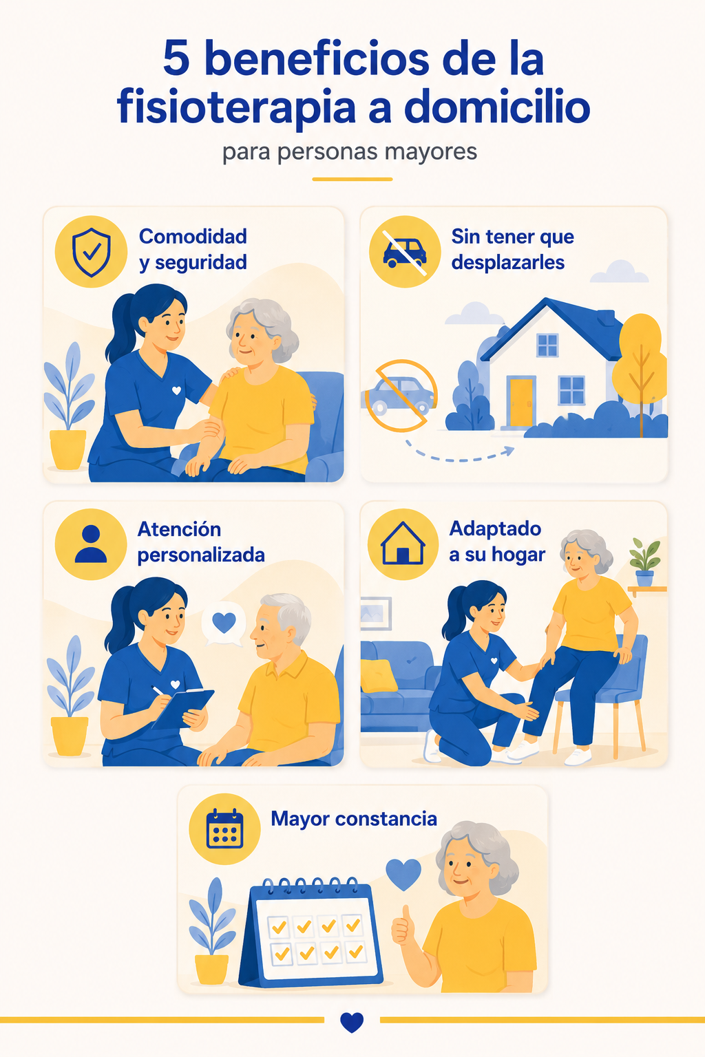 fisioterapia a domicilio - fisio abuelos en accion - beneficios de la fisioterapia a domicilio para mayores